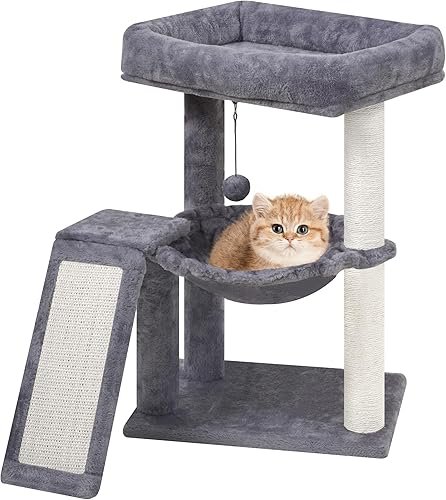 YOUPET Cat Tree with Cat Scratching Post for Indoor — main product photo from Amazon listing (ASIN B0DRXZ3664)