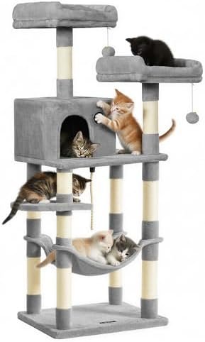 Yaheetech 62.5inches Cat Tree Cat Tower Cat Condo with — detail view