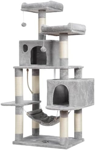Yaheetech 62.5inches Cat Tree Cat Tower Cat Condo with — lifestyle photo