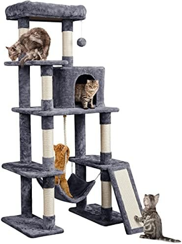 Yaheetech Large Multi-Level Cat Tree — bottom and base construction detail