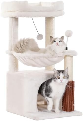 PEQULTI Cat Tree Cat Tower for Indoor Cats with — detail view