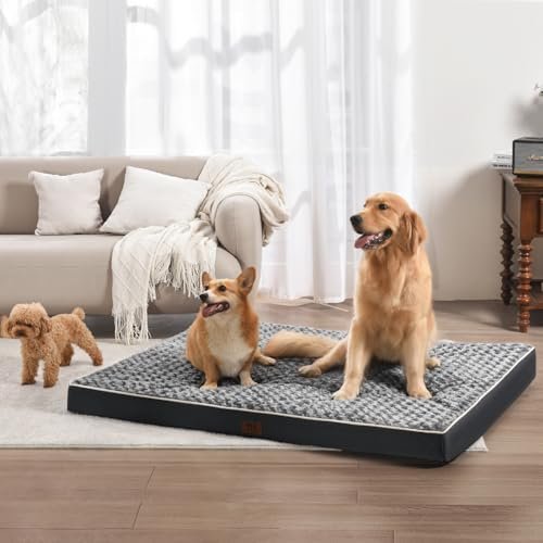 WESTERN HOME WH Large Dog Bed for Large — top-down angle highlighting key features