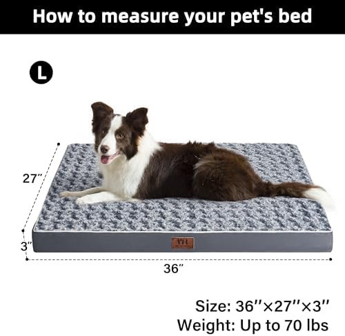 WESTERN HOME WH Large Dog Bed for Large — bottom and base construction detail