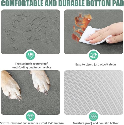 XPIY Large Dog Crate — top-down angle highlighting key features