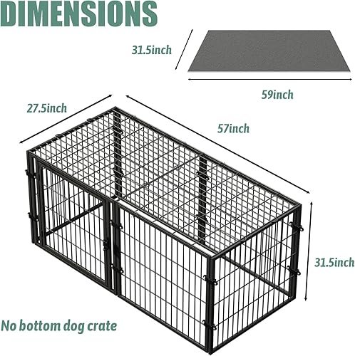 XPIY Large Dog Crate — texture and fabric close-up