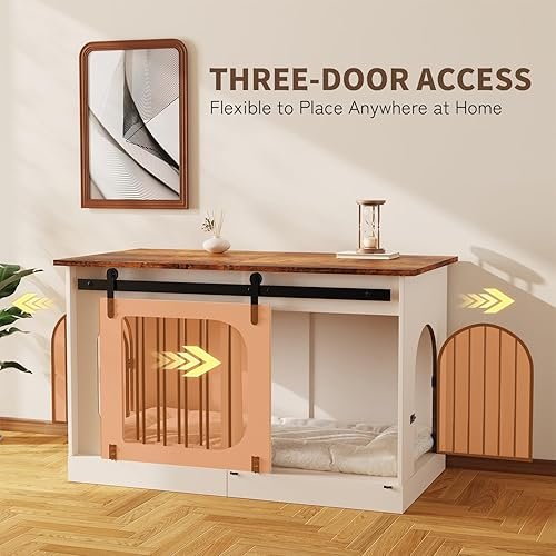 XL Dog Kennel Furniture,39.4 Inch Farmhouse Crate — packaging and what arrives in the box