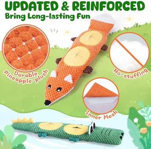 XIUGOAL Dog Toys for Aggressive Chewers — texture and fabric close-up