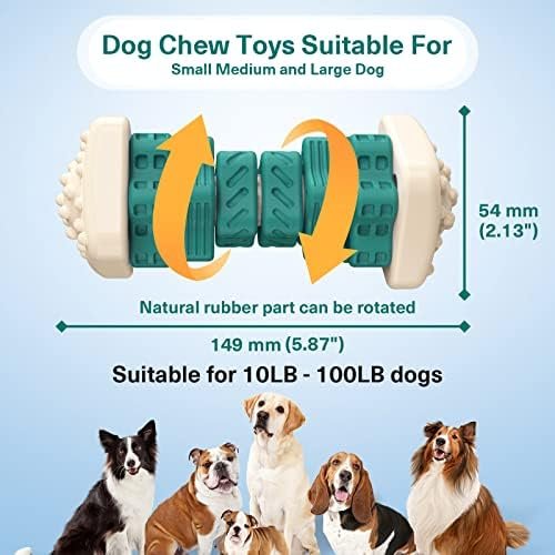 Pceotllar Indestructible Dog Chew Toys, Interactive — packaging and what arrives in the box