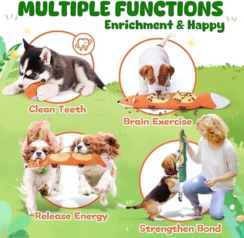 XIUGOAL Dog Toys for Aggressive Chewers — close-up of materials and construction quality