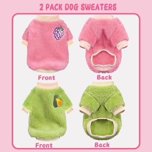 XXS Dog Sweaters for Small Dogs Girl — packaging and what arrives in the box