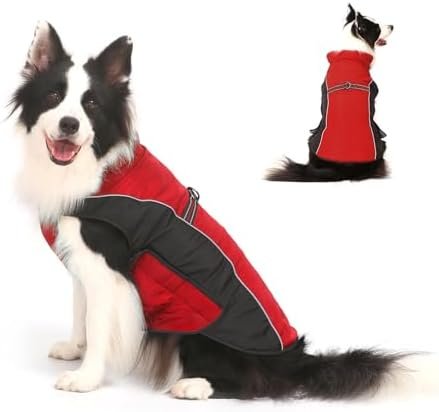 Warm Dog Winter Coat — close-up of materials and construction quality