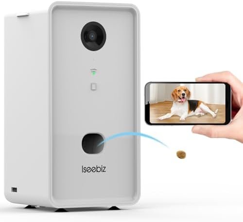 WaggleCam 2K Pet Camera and Treat Dispenser with 360° — lifestyle photo