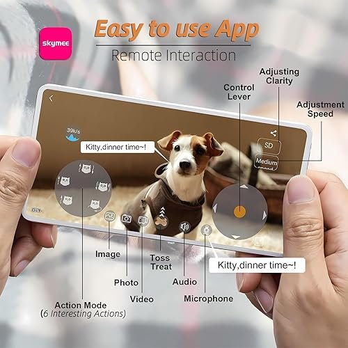 Owl Robot,Pet Camera Treat Dispenser Interactive Toy — alternate color or size variant on Amazon