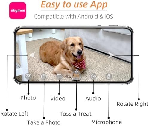 Petalk AI II Dog Camera Automatic Treat Dispenser — alternate color or size variant on Amazon