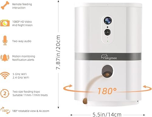 Petalk AI II Dog Camera Automatic Treat Dispenser — detail view