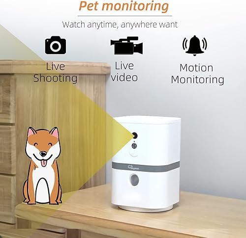Petalk AI II Dog Camera Automatic Treat Dispenser — close-up of materials and construction quality