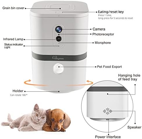 Petalk AI II Dog Camera Automatic Treat Dispenser — alternate color or size variant on Amazon
