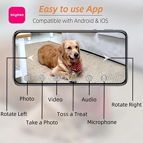 Petalk AI II Dog Camera Automatic Treat Dispenser — bottom and base construction detail