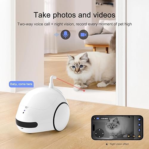 Pet Camera Treat Dispenser — texture and fabric close-up