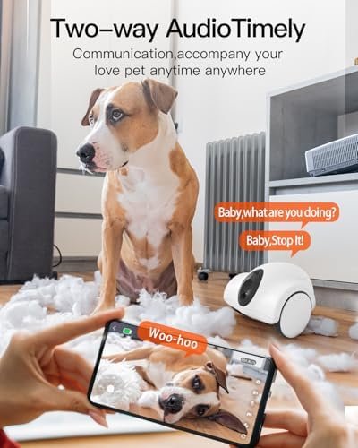 Pet Camera with Phone App — texture and fabric close-up