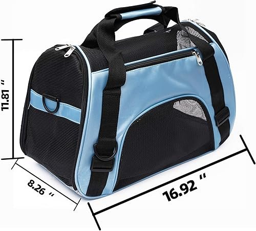 Pet Carrier Soft-Sided Carriers for Cat Carriers Dog — close-up of materials and construction quality