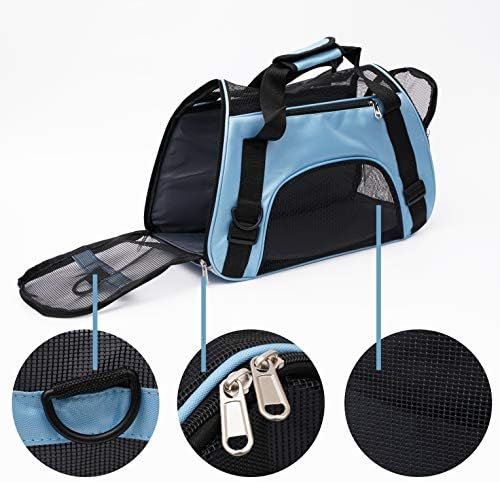 Pet Carrier Soft-Sided Carriers for Cat Carriers Dog — texture and fabric close-up