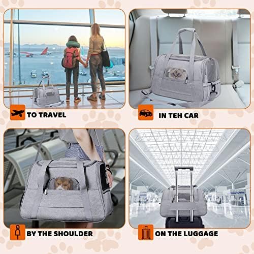 Pet Carrier Bag Airline Approved Up for Cats and Dogs — bottom and base construction detail