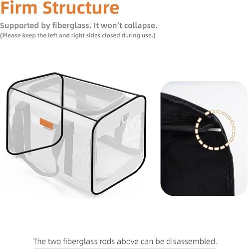 YUNIQUE Soft-Sided Cat & Dog Carrier for Pets Up to 15 — shown in a real home setting for scale