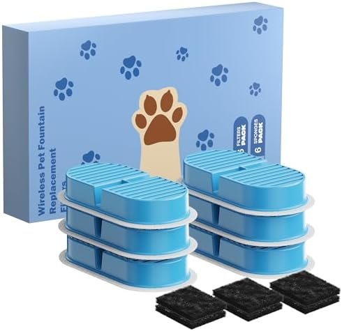 Wireless Cat Water Fountain Cordless: Battery Operated — main product photo from Amazon listing (ASIN B0DM8Y69MY)