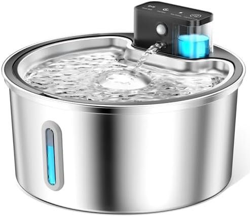 Wireless Cat Water Fountain Cordless: Battery Operated — lifestyle photo