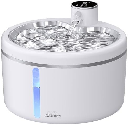 Wireless Cat Water Fountain Cordless: Battery Operated — alternate angle