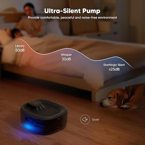 WOPET Dog Water Fountain for Large Dogs — lifestyle photo