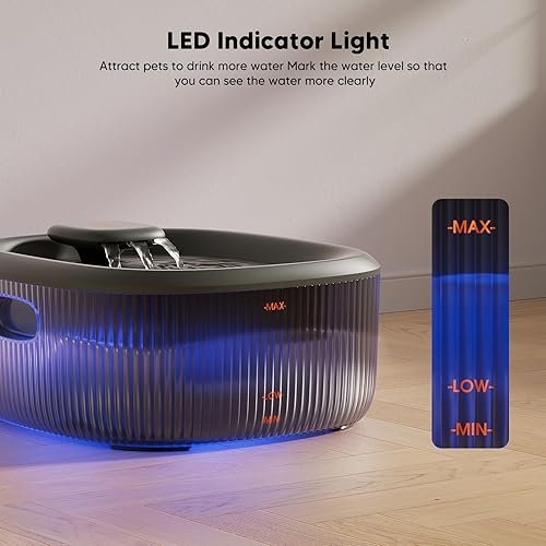 WOPET Dog Water Fountain for Large Dogs — alternate angle