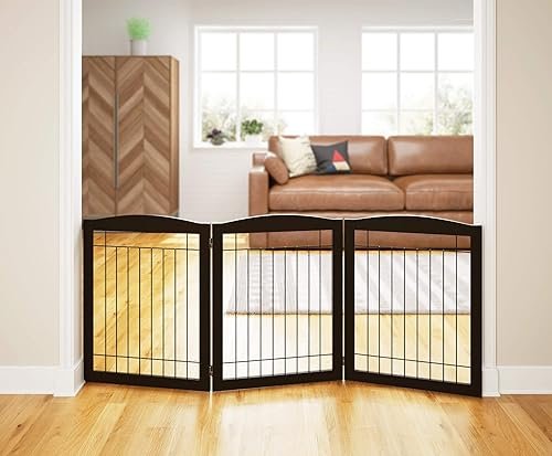 PAWLAND 72” Extra Wide Dog Gate for The House — detail view