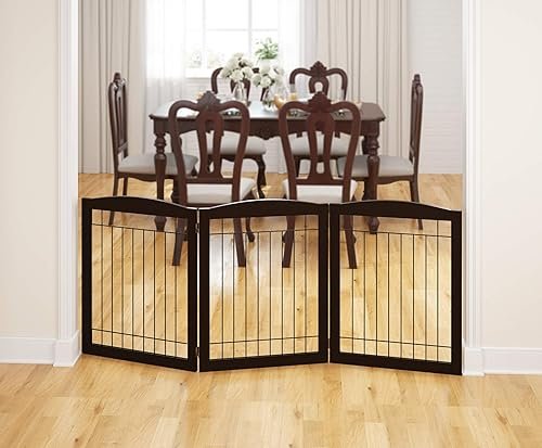 PAWLAND 72” Extra Wide Dog Gate for The House — lifestyle photo