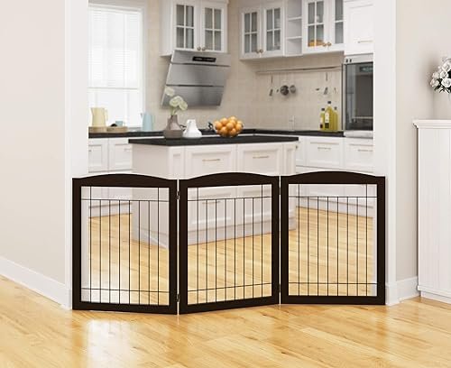 PAWLAND 72” Extra Wide Dog Gate for The House — alternate angle