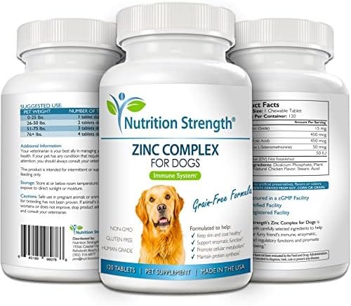 Zinc for Dogs to Support Healthy Skin & Coat — bottom and base construction detail