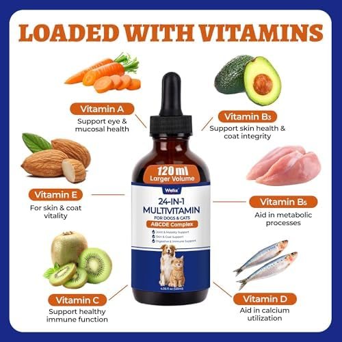 Wellix 4.06 FL oz 24-in-1 Liquid Multivitamin, Pet — alternate color or size variant on Amazon
