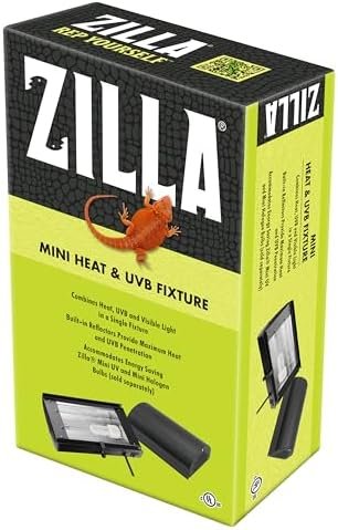 Zilla Reptile Terrarium Enclosure Mini Heat & UVB — bottom and base construction detail