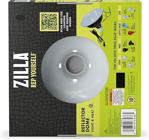 Zilla Pet Reptile Premium Heat Lamp Reflector Dome — alternate color or size variant on Amazon